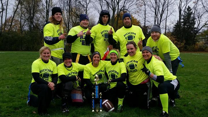 Boom Kid   Flag Football Champs! T-Shirt Photo