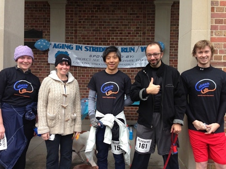 The Cabeza Lab At The Aging In Stride 5 K T-Shirt Photo