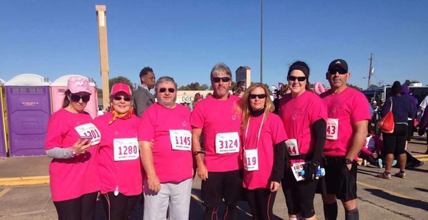 Picture of Sabine Parish For Susan Komen Custom T-Shirt Design Sabine Parish For Susan Komen T-Shirt Photo
