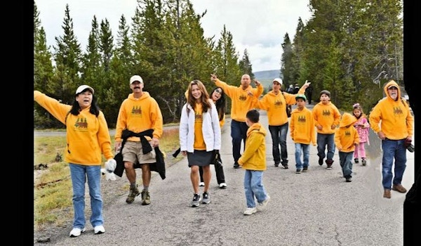 Picture of Yellowstone Family Adventure Custom T-Shirt Design Yellowstone Family Adventure T-Shirt Photo