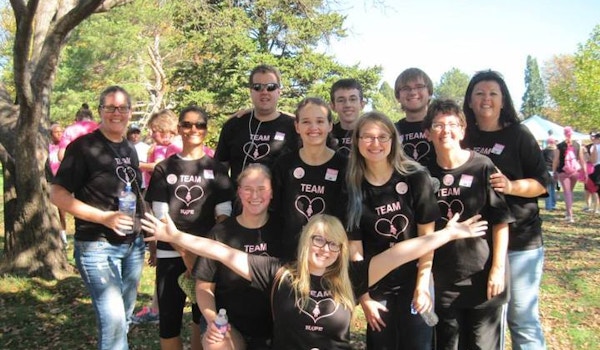 Team Hope For Fight Against Breast Cancer T-Shirt Photo