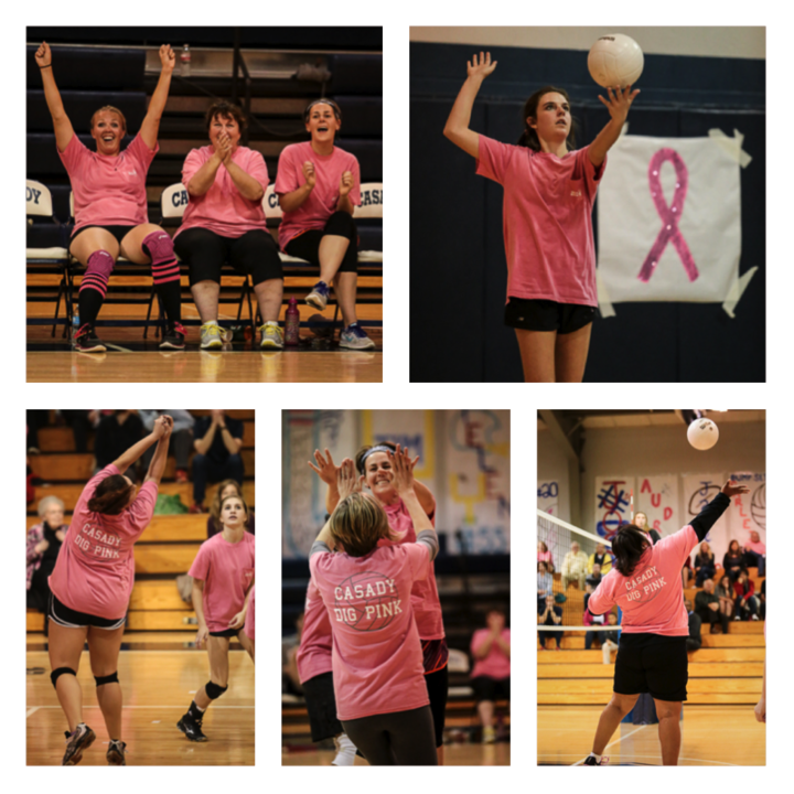 Casady Dig Pink Volleyball Game T-Shirt Photo