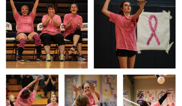 Casady Dig Pink Volleyball Game T-Shirt Photo