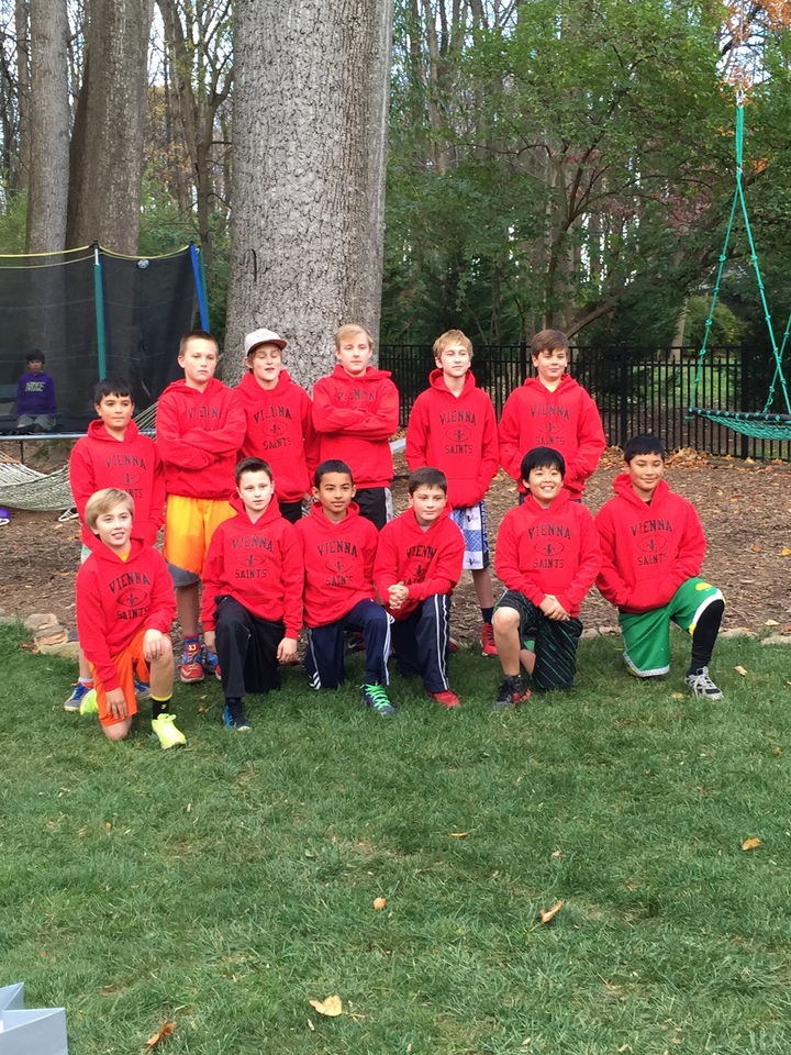 2014 Vienna Saints Football Team T-Shirt Photo