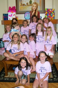 Chloe's 7th Birthday Hannah Montana Sleepover Adventure T-Shirt Photo