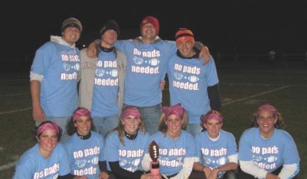 Picture of No Pads Needed Powderpuff Champs '06 Custom T-Shirt Design No Pads Needed Powderpuff Champs '06 T-Shirt Photo