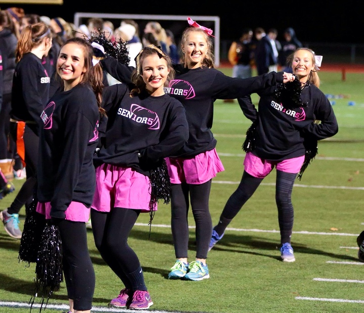 Simsbury Senior Powderpuff Cheerleaders T-Shirt Photo
