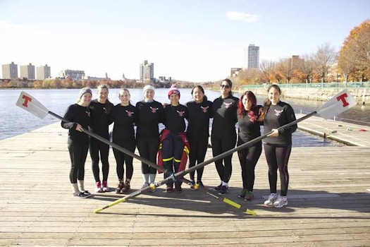 Mit Women's Crew Novice Boat After The Foot Of The Charles Regatta! T-Shirt Photo