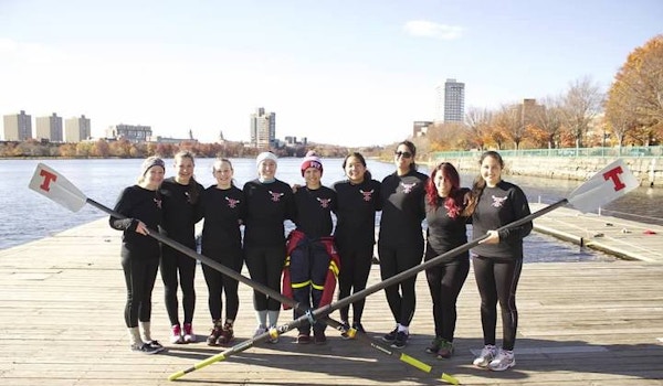 Mit Women's Crew Novice Boat After The Foot Of The Charles Regatta! T-Shirt Photo