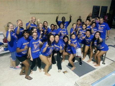 Jefferson High Swim Team Tampa Fl. T-Shirt Photo