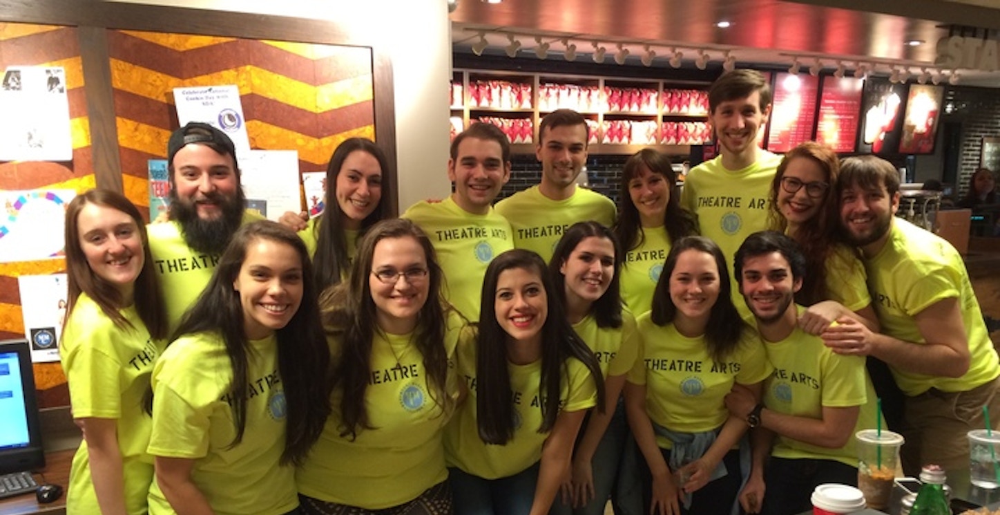Marymount Manhattan's Theatre Arts Student Recruiters T-Shirt Photo