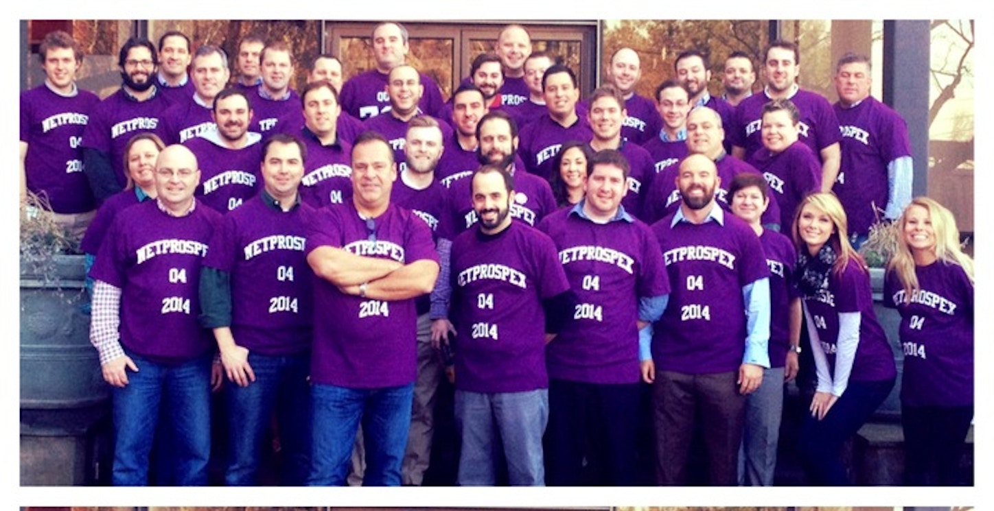 Picture of Net Prospex Sales Team Rallies For Q4! Custom T-Shirt Design Net Prospex Sales Team Rallies For Q4! T-Shirt Photo