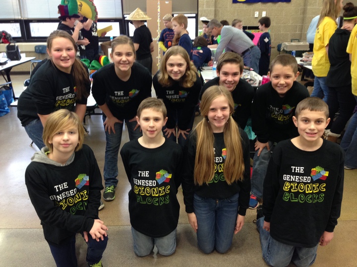 The Geneseo Bionic Blocks T-Shirt Photo