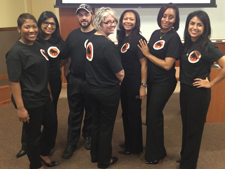 Stubborn Bull Team Photo  T-Shirt Photo