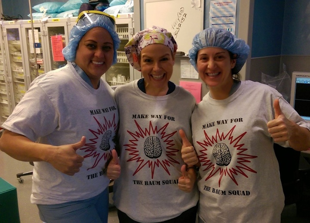Unique Gift For Dr. Baumgartner's Surgery Support Staff! T-Shirt Photo