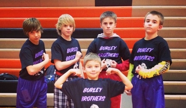Burley Brothers Wrestling  T-Shirt Photo
