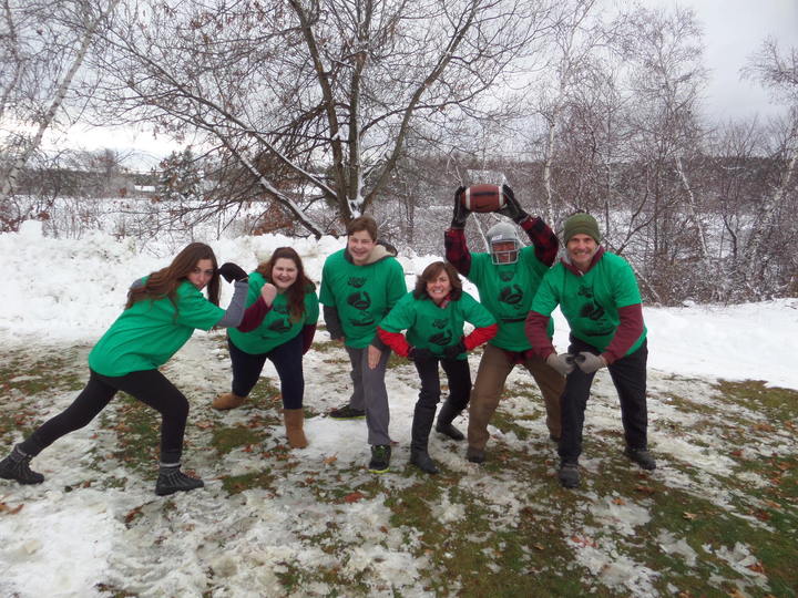 Thanksgiving Family Turkey Bowl T-Shirt Photo