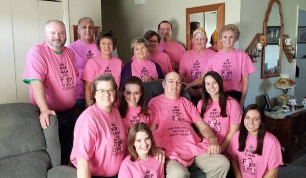 Steve's Breast Cancer Fighting Team T-Shirt Photo