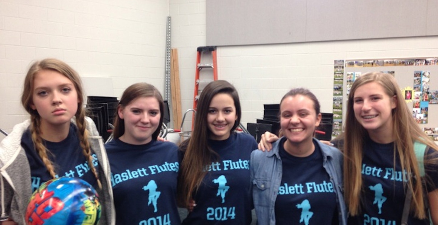 Picture of Haslett Flute Section Custom T-Shirt Design Haslett Flute Section T-Shirt Photo