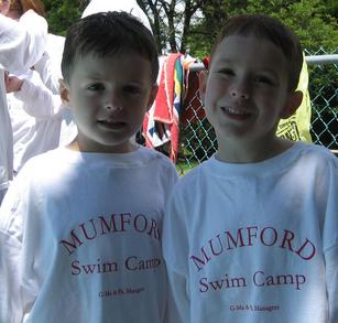 Matty And James At Swim Camp T-Shirt Photo