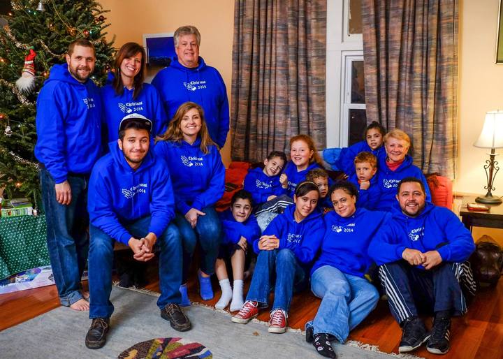 Family Christmas Hoodies! T-Shirt Photo