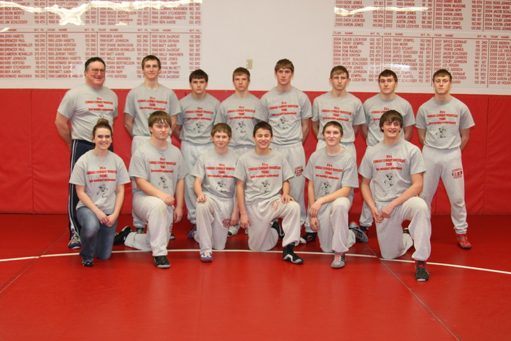 Conrad Cowboy Wrestlers T-Shirt Photo