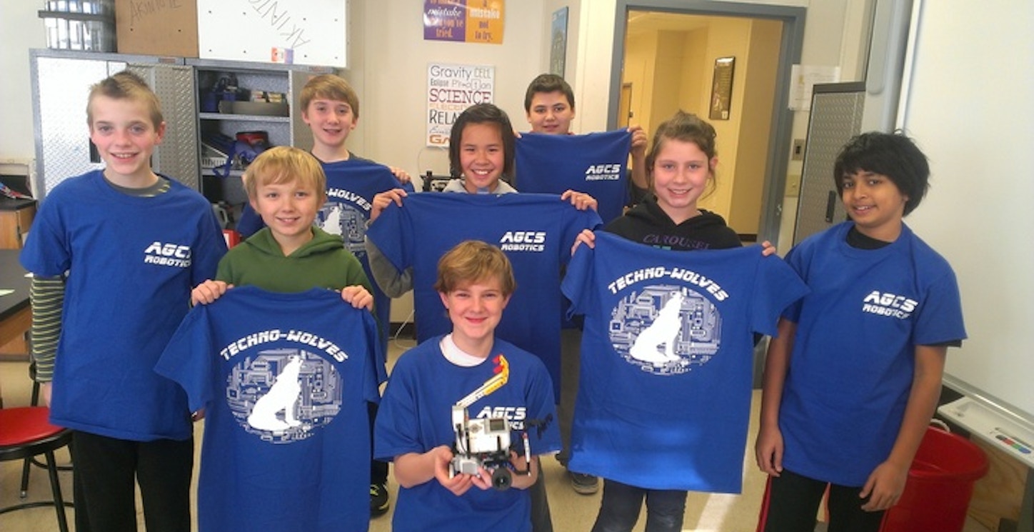 Picture of Agcs Robotics Rockin' Team Spirit Custom T-Shirt Design Agcs Robotics Rockin' Team Spirit T-Shirt Photo
