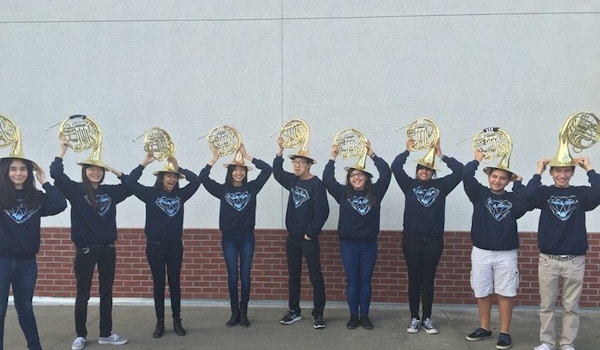 Picture of French Horn Section Custom T-Shirt Design French Horn Section T-Shirt Photo