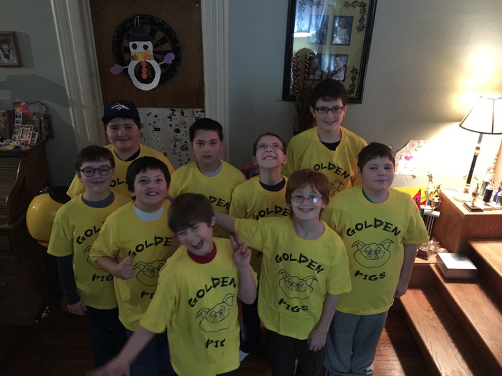 Golden Pigs  T-Shirt Photo