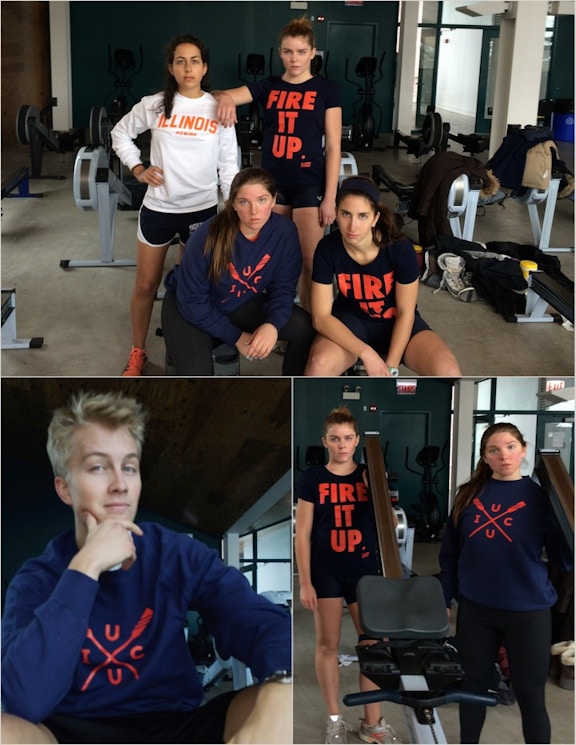 University Of Illinois Rowing's Best Gear Day Yet! T-Shirt Photo