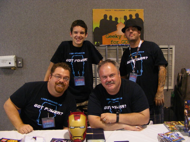 Participating In The First Christian Comic Con (Alpha Omega Con) T-Shirt Photo