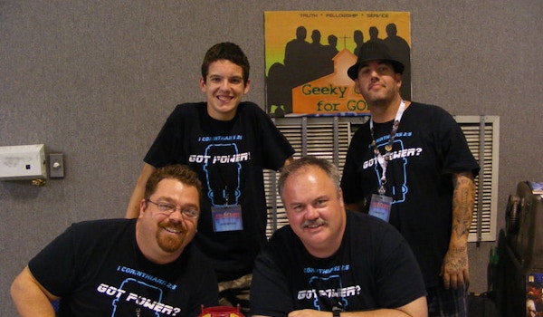Participating In The First Christian Comic Con (Alpha Omega Con) T-Shirt Photo