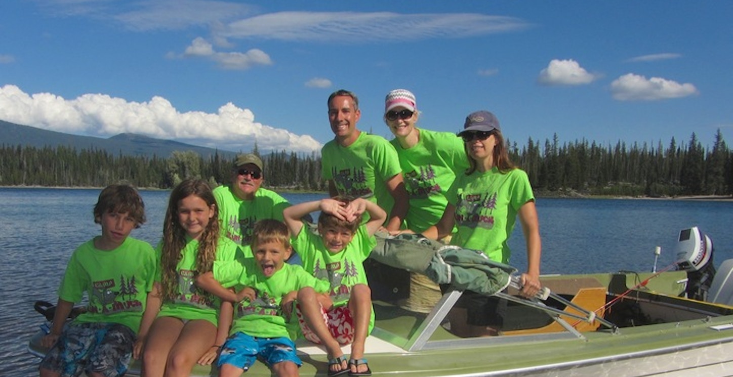 Camp Run A Muck At Elk Lake T-Shirt Photo