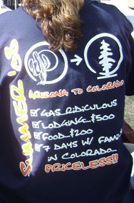 Arizona To Colorado T-Shirt Photo