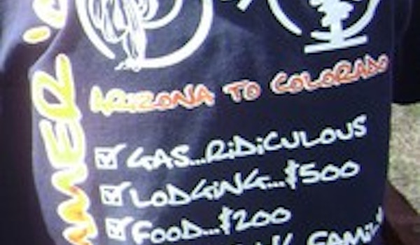 Picture of Arizona To Colorado Custom T-Shirt Design Arizona To Colorado T-Shirt Photo