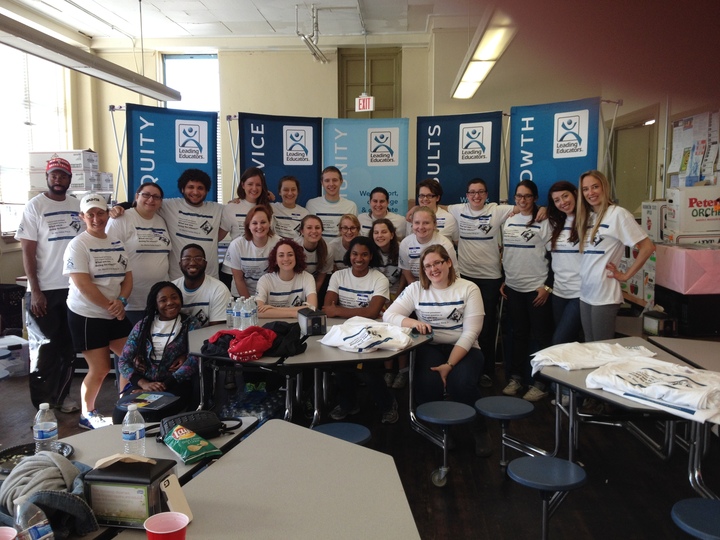 Leading Educators' Volunteers Look Great At Our Mlk Day Of Service! T-Shirt Photo