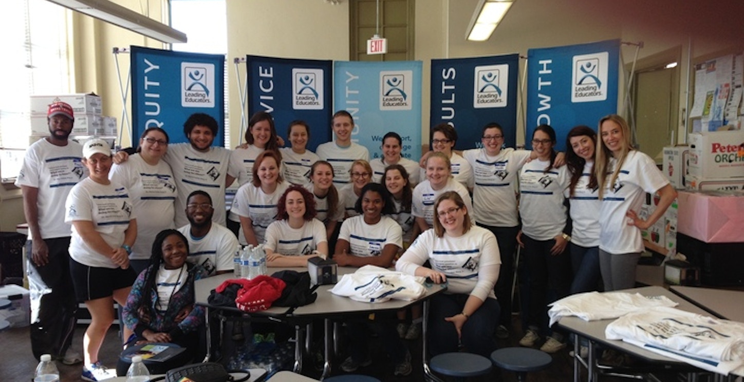 Leading Educators' Volunteers Look Great At Our Mlk Day Of Service! T-Shirt Photo