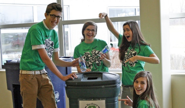 "The Green Team"  Ecology Club Recycling T-Shirt Photo