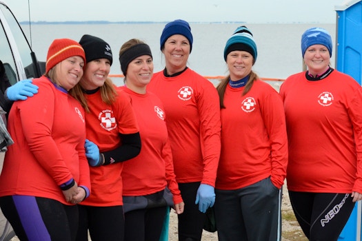 Manatee Rescue Team Members Before A Chilly Rescue Of A Cold Stressed Manatee T-Shirt Photo