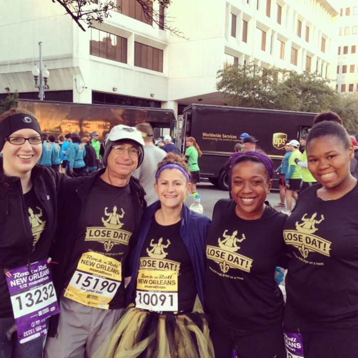 Team Lose Dat At The Rock N' Roll New Orleans Marathon T-Shirt Photo