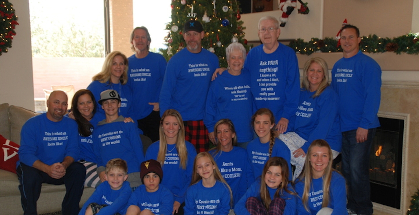 Family Christmas 2014 T-Shirt Photo