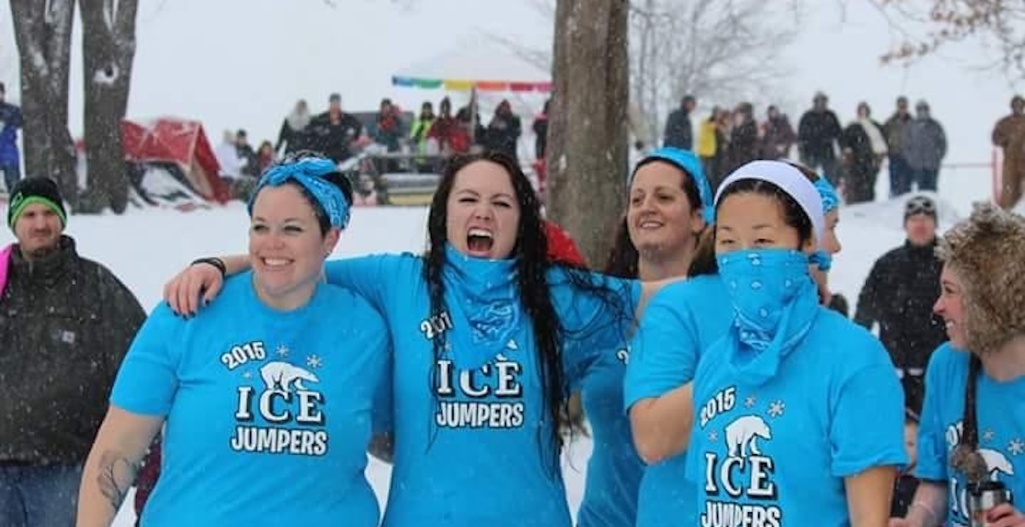 We Are The Ice Jumpers.  T-Shirt Photo