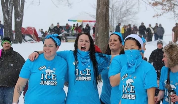 We Are The Ice Jumpers.  T-Shirt Photo