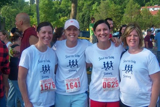 Soul To Sole Sisters   5 K Run T-Shirt Photo