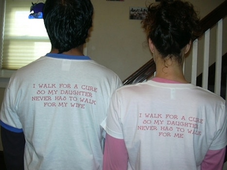 Making Strides Against Breast Cancer Walk T-Shirt Photo