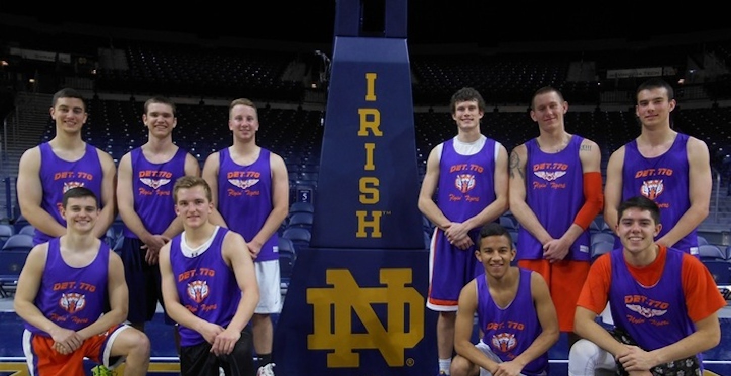 Flyin' Tigers At Notre Dame Basketball Tournament T-Shirt Photo