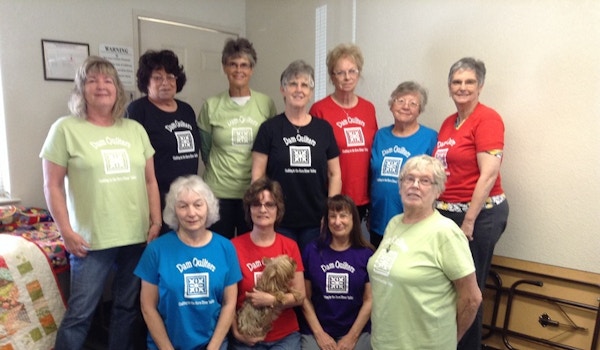 Dam Quilters, Quilting For A Cause! T-Shirt Photo