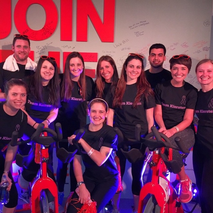 Team Kiersten At Cycle For Survival Nyc T-Shirt Photo