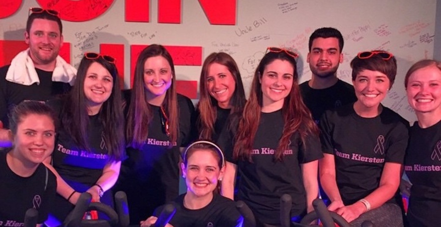Team Kiersten At Cycle For Survival Nyc T-Shirt Photo