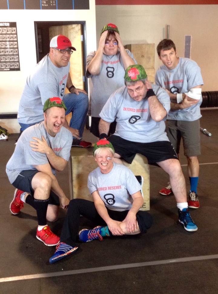 Crossfit Undeniable Team Injured Reserve T-Shirt Photo